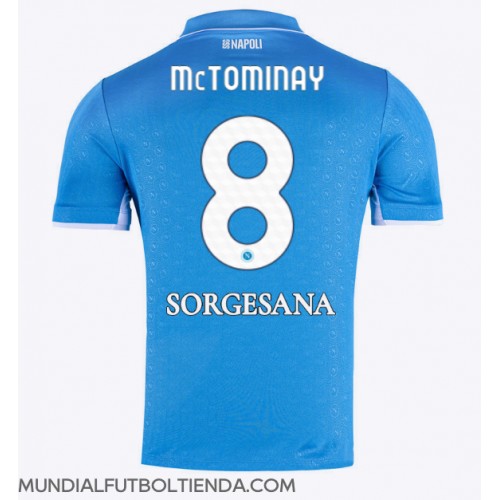 Camiseta SSC Napoli Scott McTominay #8 Primera Equipación Replica 2024-25 mangas cortas